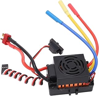 EVTSCAN 60A Brushless Electronic Speed Controller Waterproof ESC for 1/10 1/12 1/16 RC Cars, with XT60-Plug BEC
