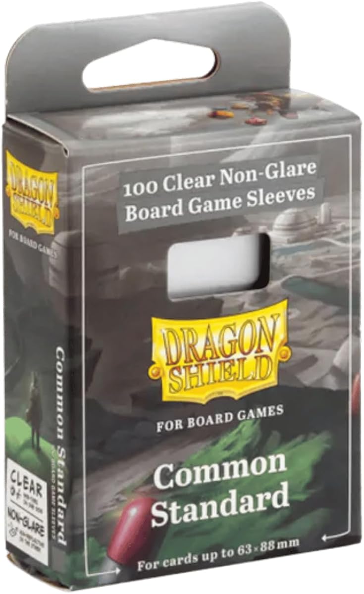 Fundas para juegos de mesa | Fundas para tarjetas antideslumbrantes para juegos de mesa | Durable, suave sensación de reproducción aleatoria y sin ácidos, compatible con Gloomhaven, Wingspan y más | Estándar común - 1 paquete