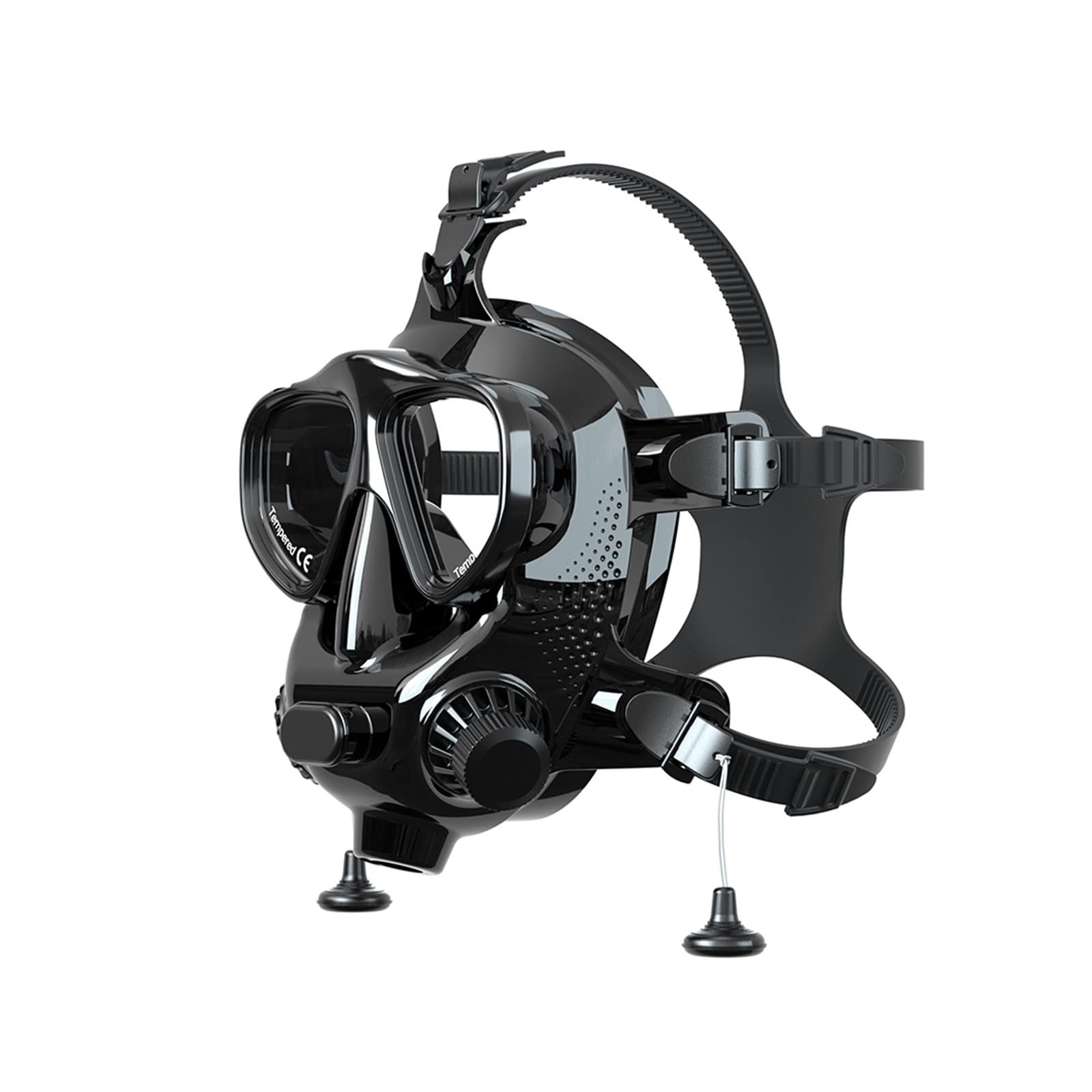 Respiracion bajo el Agua Máscara de Buceo Máscaras de Snorkel de Cara Completa Conjunto de Snorkel de respiración subacuática Máscara de natación Equipo de Buceo/Tanque Estabilidad ultraalta