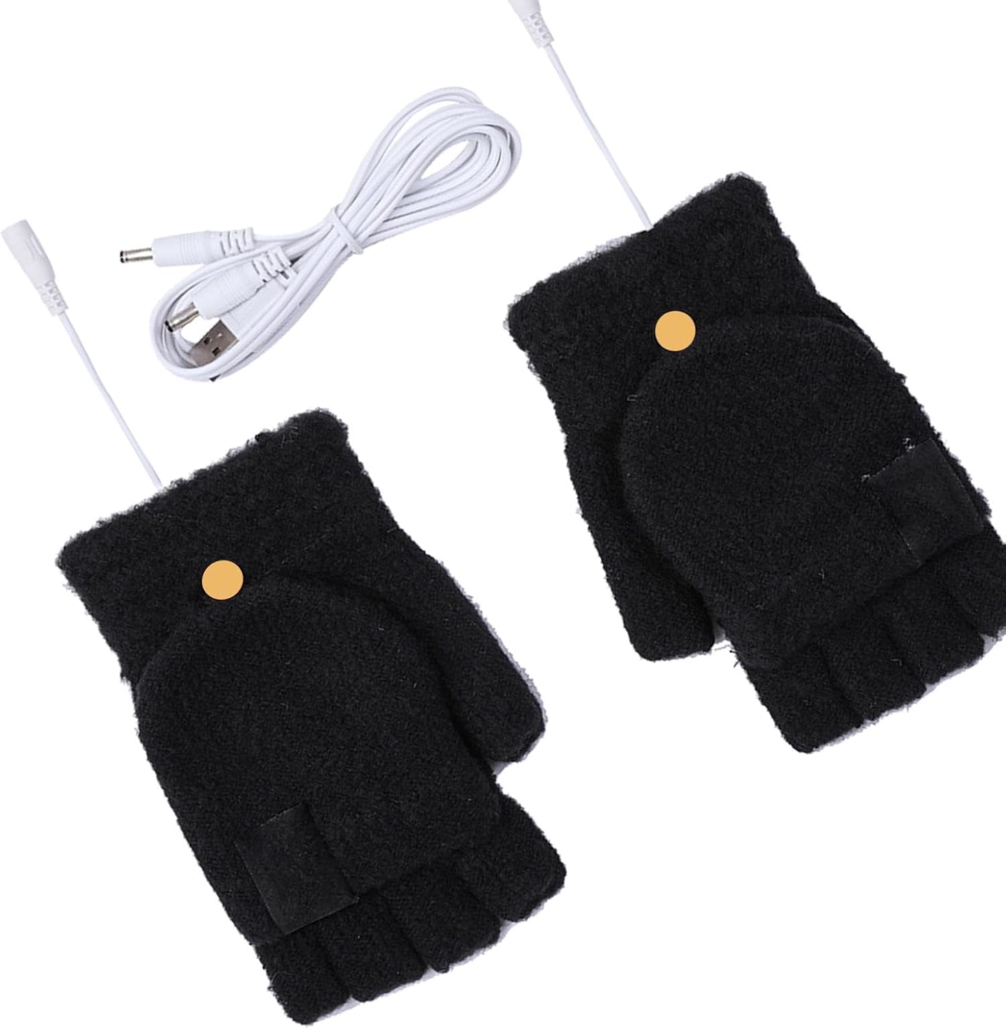 Heated Mittens, USB Winter Mitten, Breathable Heating