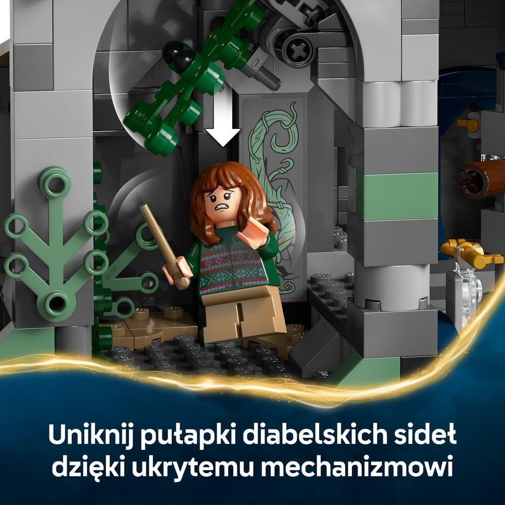 LEGO Harry Potter Zamek Hogwart: Główna wieża 76454 | Kolekcja modułowa, model zamku z figurkami, prezent dla fana Harry’ego Pottera 10+, zestaw klocków dla dzieci, 2135 elementów