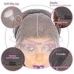 Chesma 28inch Highlight Ombre Lace Front Wig Human Hair 13x4 HD Honey Blonde 4/27 Deep Wave Lace Frontal Wigs Glueless Wigs Human Hair Pre Plucked with Baby Hair 180 Density - Image 5