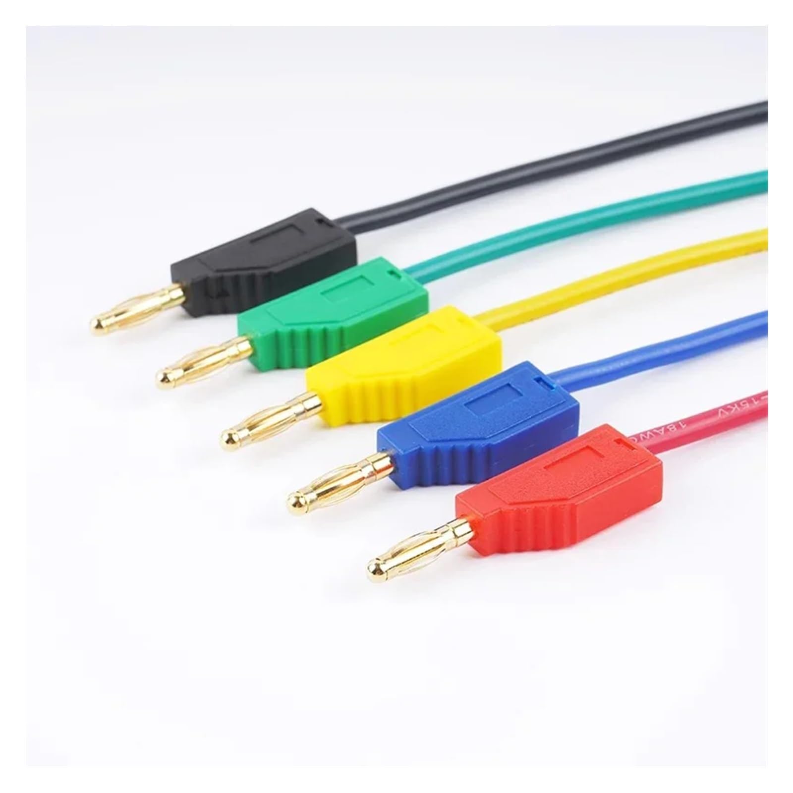 Lot de 20/80 fiches bananes empilables en cuivre nickelé de 2 mm, connecteurs électriques à souder, outils de bricolage(80 Black)