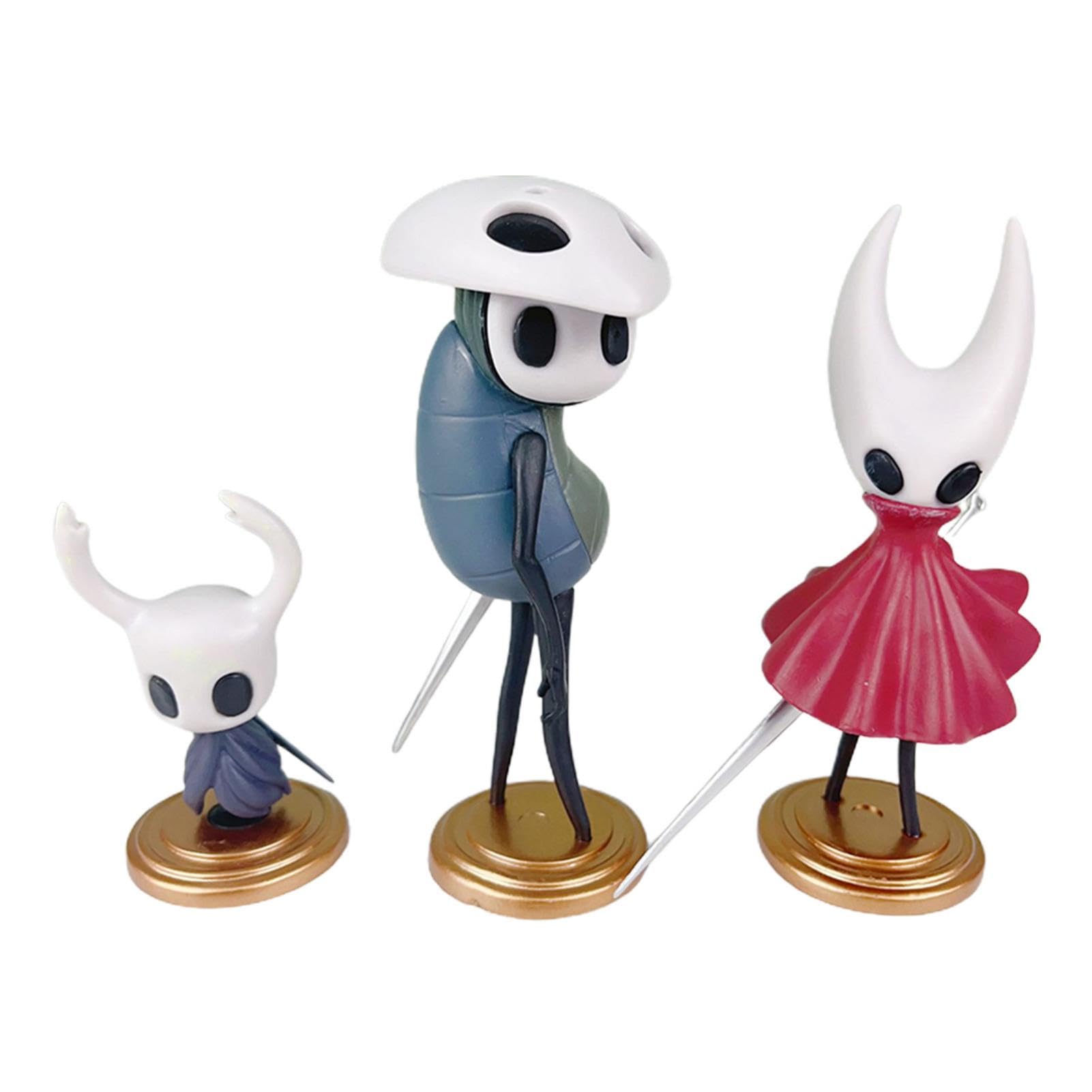 3 Hollow Figures The Knight Action Figurine Unique Anime Statue, PCV Cartoon Toy Statue Collectible Ornaments 12CM