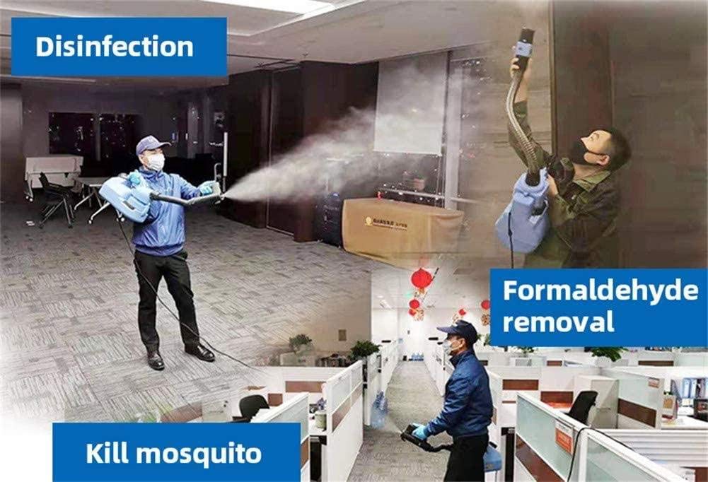 Nebulizzatore Elettrico per Sanificazione, Nebulizzatore, Spruzzatore Disinfettante per Luoghi Pubblici/Giardino/Industriale - Nebulizzatore da 7 Litri per Disinfezione (Blu)