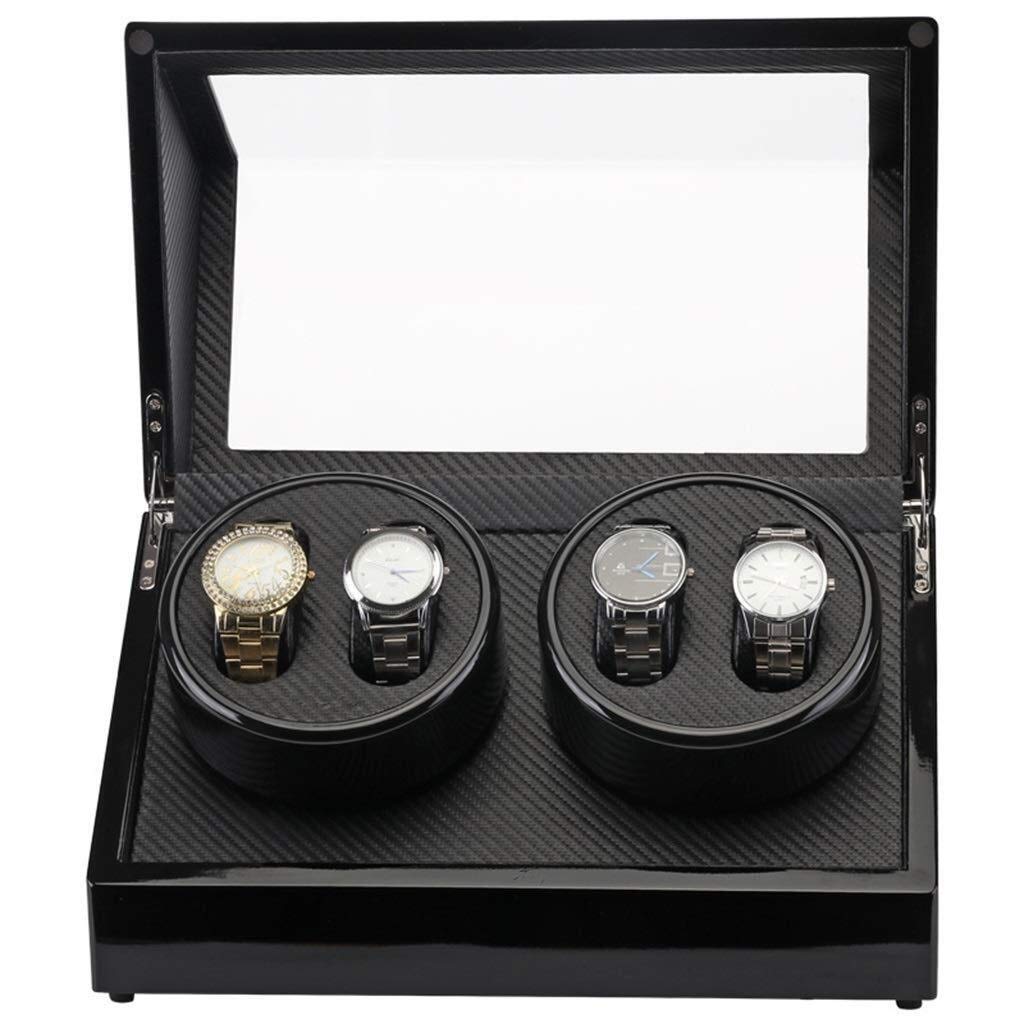 Caja giratoria para 4 relojes automáticos con motor silencioso 6