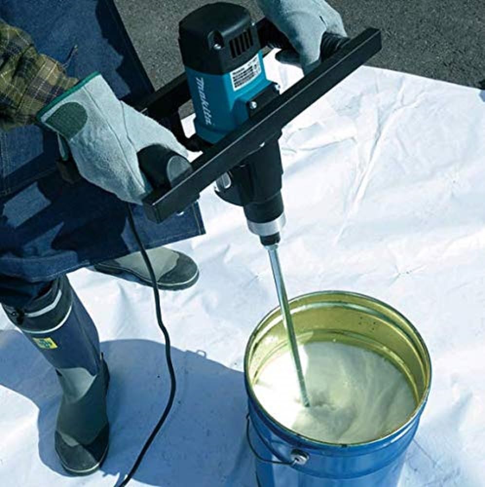 Makita UT1401 Mieszadło 140 mm, 2-Biegowa Przekładnia, Czarna, Niebieska