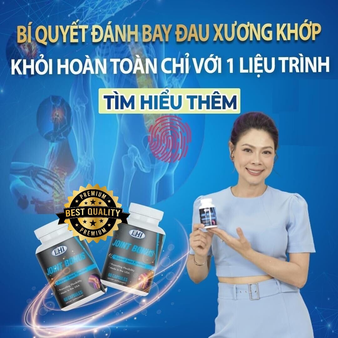 Hỗ Trợ Xương Khớp (100% Authentic, Sản Phẩm Chính Hãng Tại USA) 3 Bottles