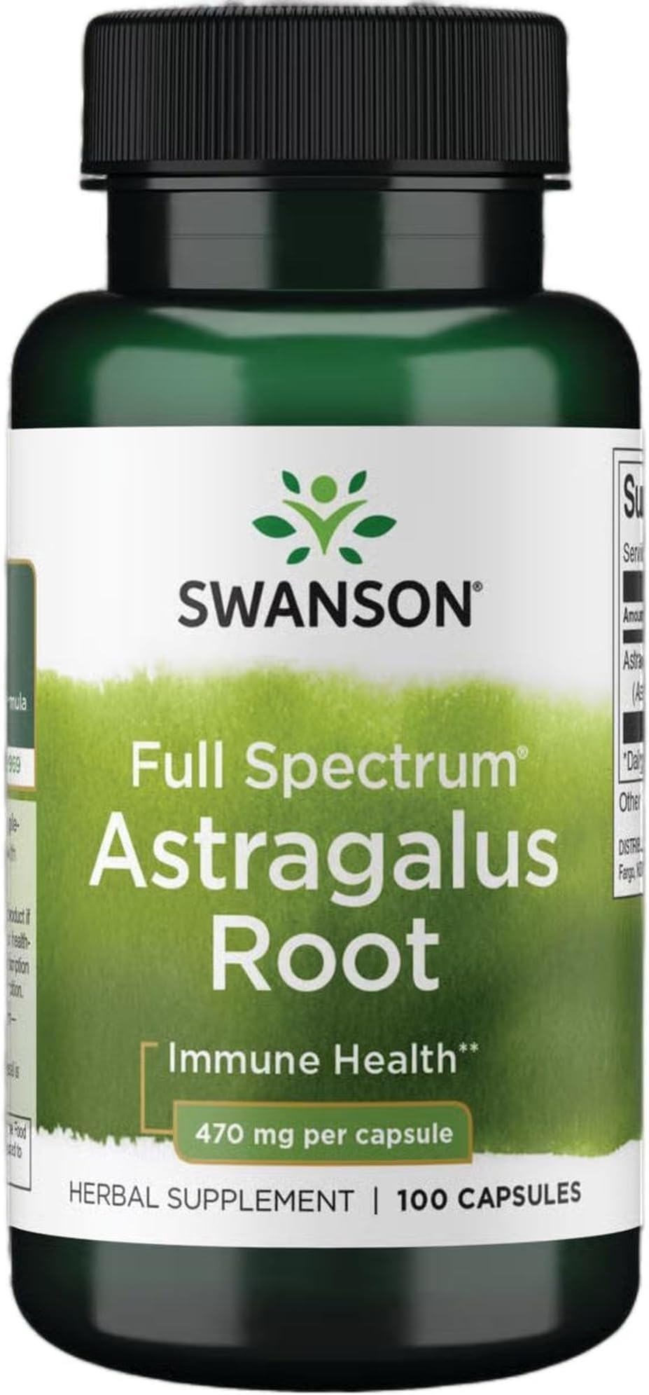 Astragalus Root Capsules (470mg, 100 Pieces)
