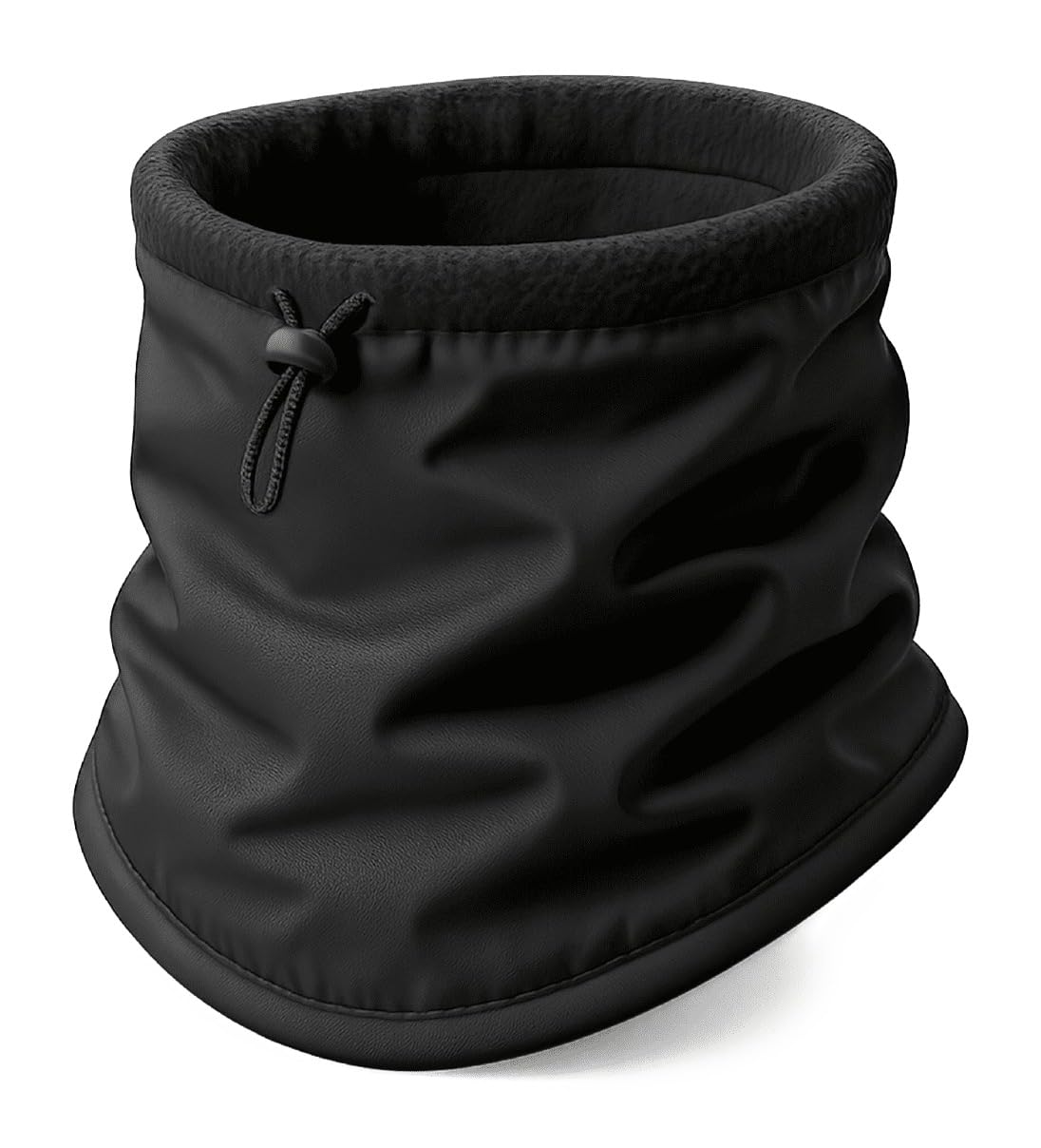 Rozgul Unisex Black Thermal Fleece Neck Warmer, Waterproof, Windproof Winter Snood Scarf For Cycling, Motorcycle, Sports Running, Ideal Winter Gift