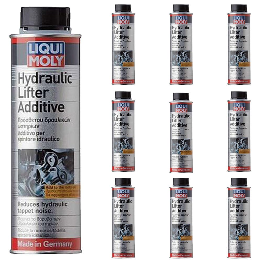 Generic LIQUIMOLY 2770 Kit Promo 10 Pezzi ADDITIVO per LA Pulizia ED Il RINNOVAMENTO delle PUNTERIE IDRAULICHE DELL'AUTO. Pulizia Fori VALVOLE. 300 ML.