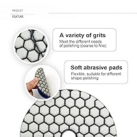 Vista 5 de SHDIATOOL Dry Diamond Polishing Pads 4- Inch Set for Granite Marble Stone