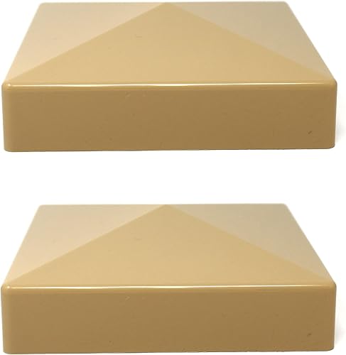 Miniatura 22 de True - Tapa para poste de valla de vinilo piramidal de plástico de 5 x 5 (5.000 in x 5.000 in), color negro o blanco, múltiples cantidades