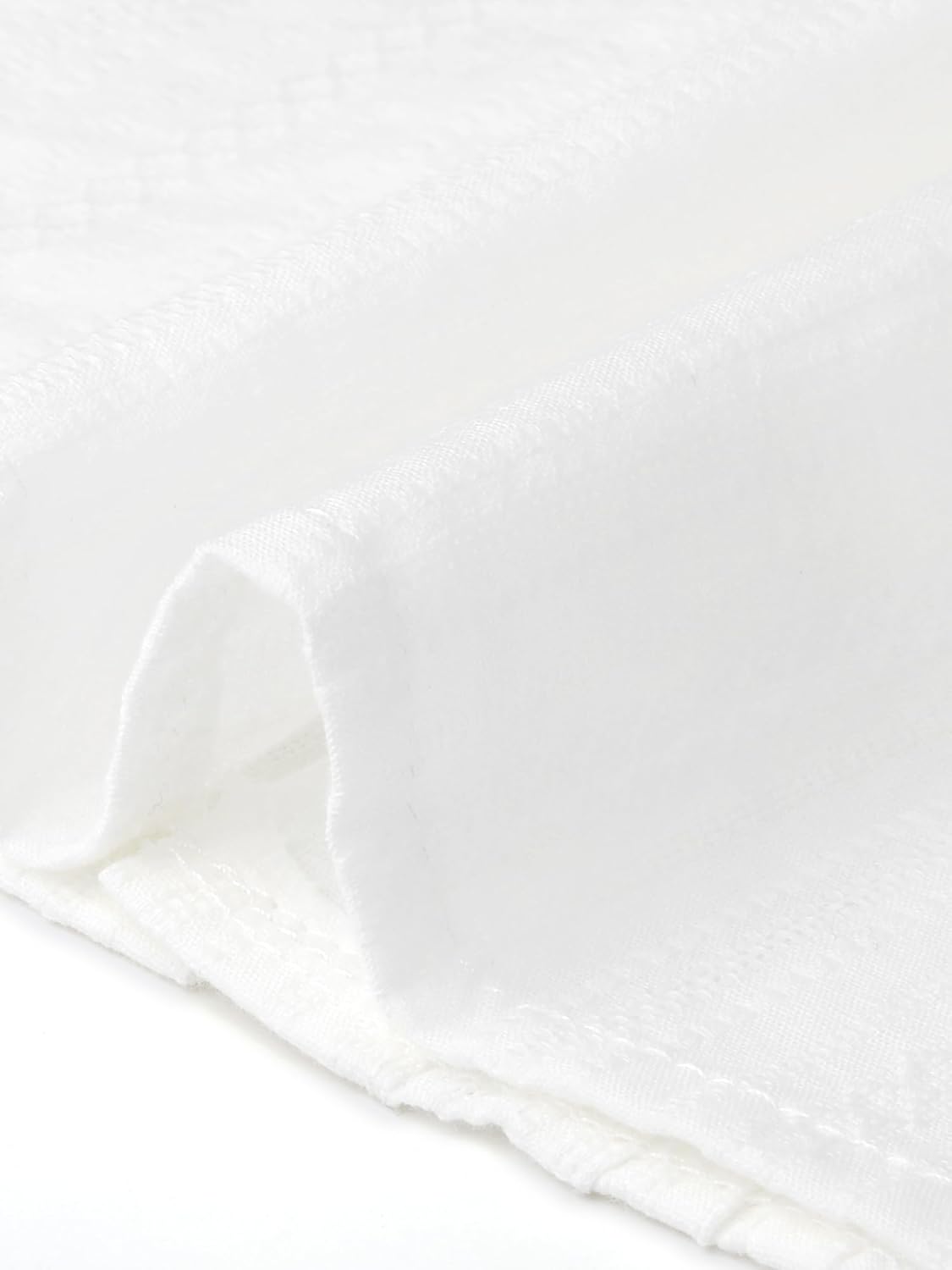 Allegra K Short Sleeve Shirts for Women Ruffle Peter Pan Collar Button Down Cotton Blouse Casual Summer Tops - Image 5