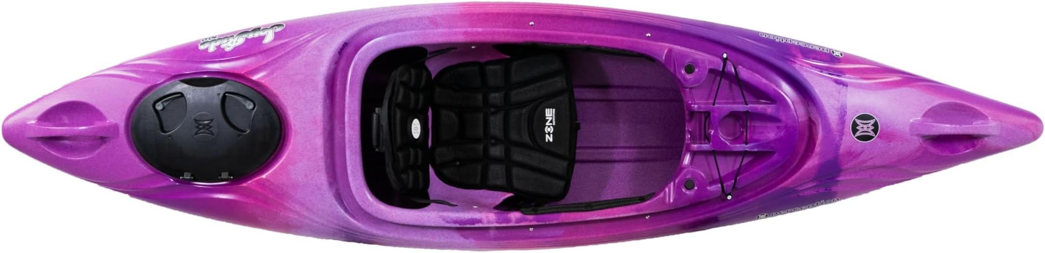 Perception Joyride 12 - Sit Inside Kayak - Selfie Slot and Cup Holder - Adjustable Padded Seat - Sealed Rear Storage - 12.2 ft - Mystic