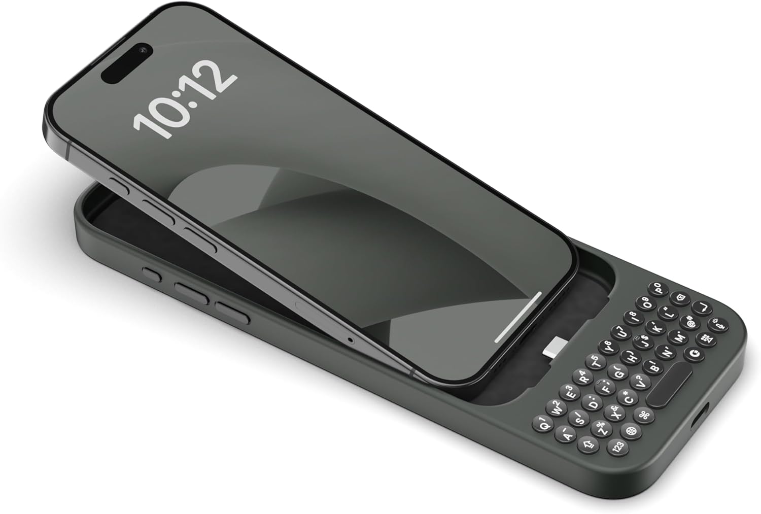 Clicks Keyboard for iPhone 16 Plus – Keyboard Case for Premium Typing Experience – Faster, Accurate Typing, Charge as Normal – Onyx
