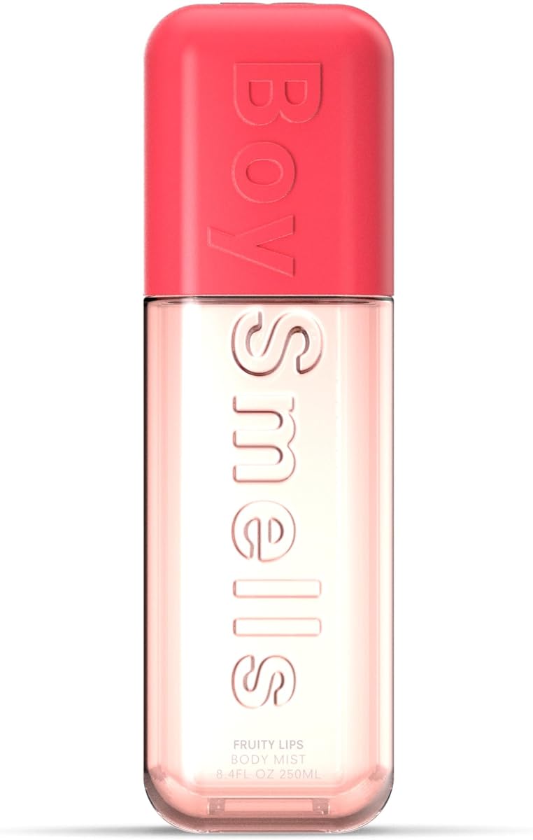 Fruity Lips Hair and Body Mist – Raspberry, Cherry Blossom, and Cocoa Butter – Fruity Fragrance Mist