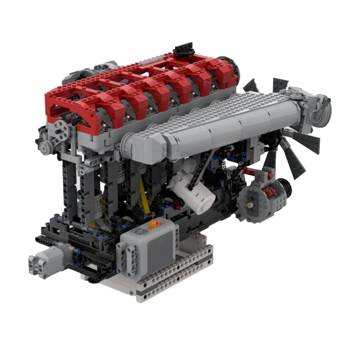 Amazon.co.jp: DWIU Technic L6 エンジンモデルキット SOHC インライン Amazon.co.jp: DWIU Technic L6 エンジンモデルキット SOHC インライン
