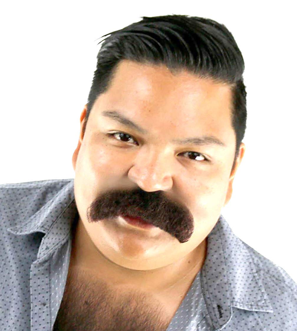 Walrus Mustache Plush and Hairy Full Cowboy Costume Mustache Stick On