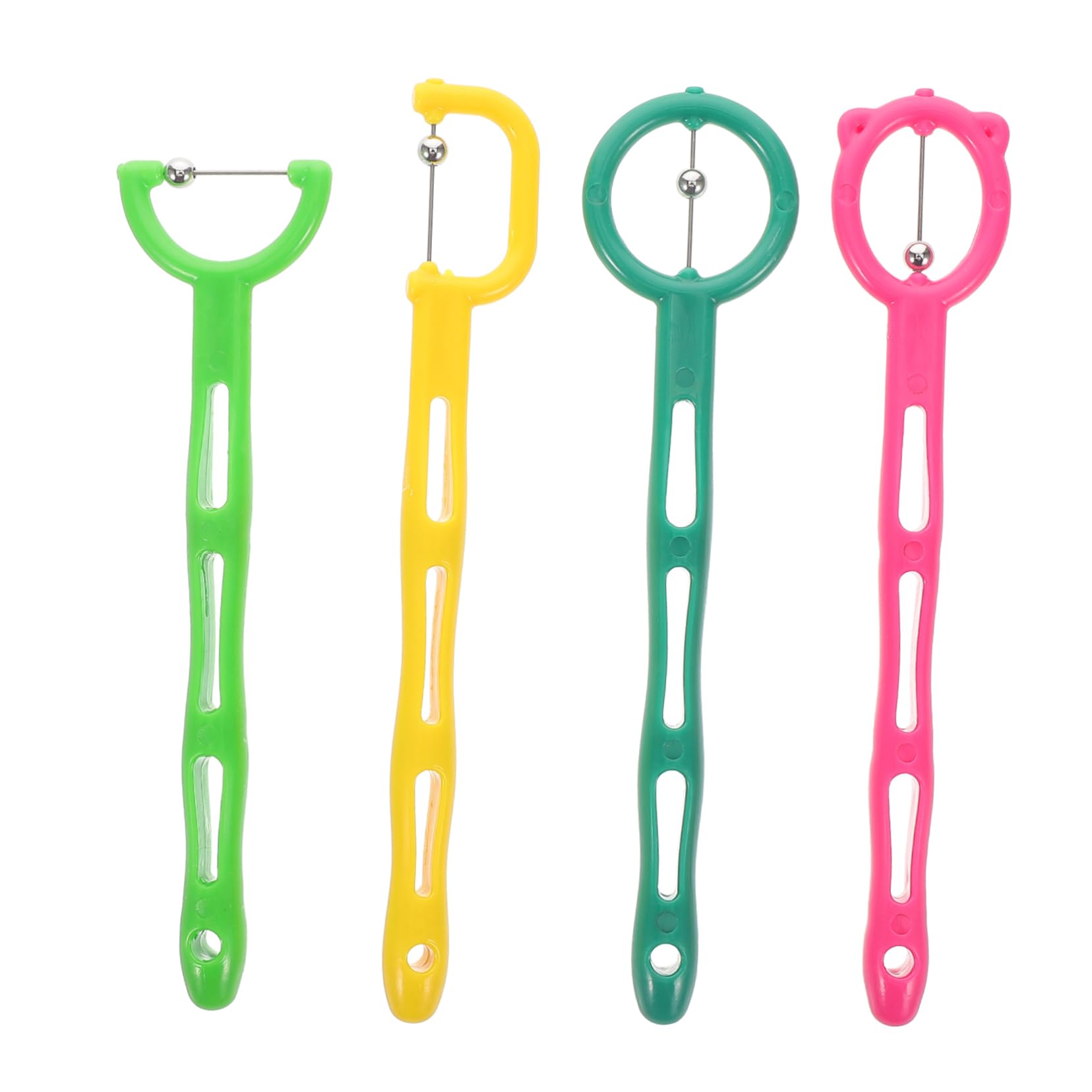 4pcs Tongue Exerciser for Speech Therapy Boys and Girls Adults Oral Muscle Trainer Tongue Muscle Rehabilitation Device Mouth