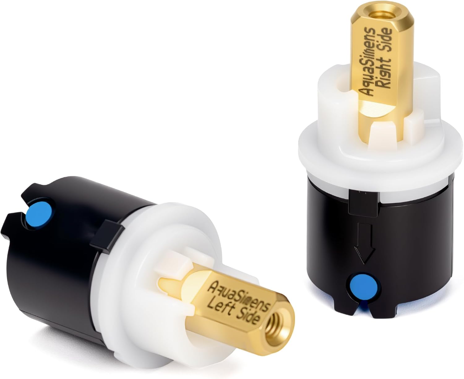 RP60400 Cartridge Replacement Valve Stem for Delta Hot and Cold Delta Two Handle Diamond Seal Technology Bathroom Shower Sink Bathtub and Beverage Replacement Cartridge(1 Pair) RP60400 Cartridge 1 Pair