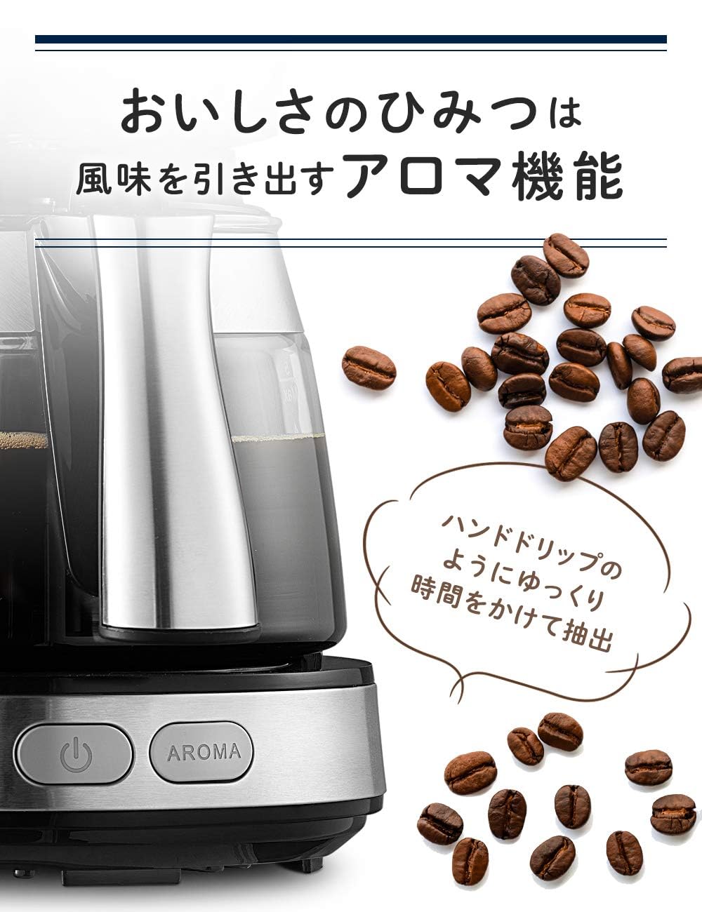 Amazon | ドリップコーヒーメーカー アクティブ ICM12011J-BK 