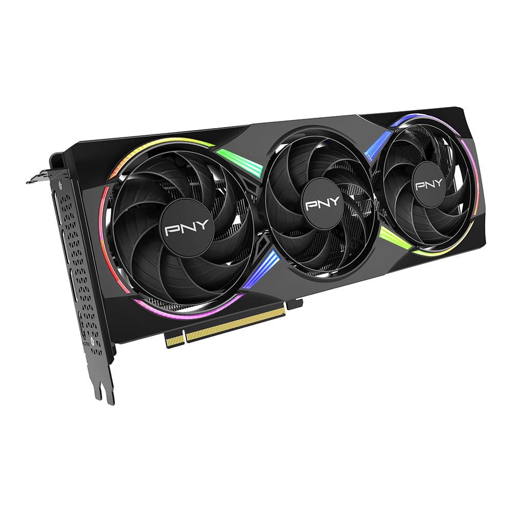 PNY Tarjeta Gráfica GeForce RTX™ 5060 Ti 16GB ARGB OC Triple Fan DLSS 4