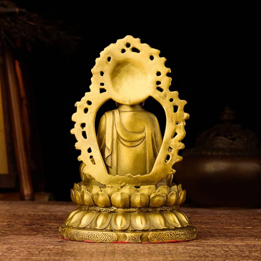 Amazon｜仏像 釈迦如来【如来】釈迦如来座像（総高15cm幅10.5cm