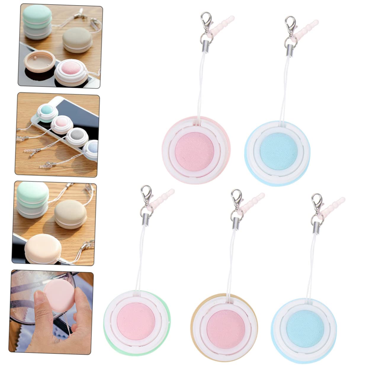 ABOOFAN 25pezzi Salviette Per Pulizia Schermi e Occhiali Panni Microfibra Per Smartphone Tablet e Lenti Colori Casual e Random