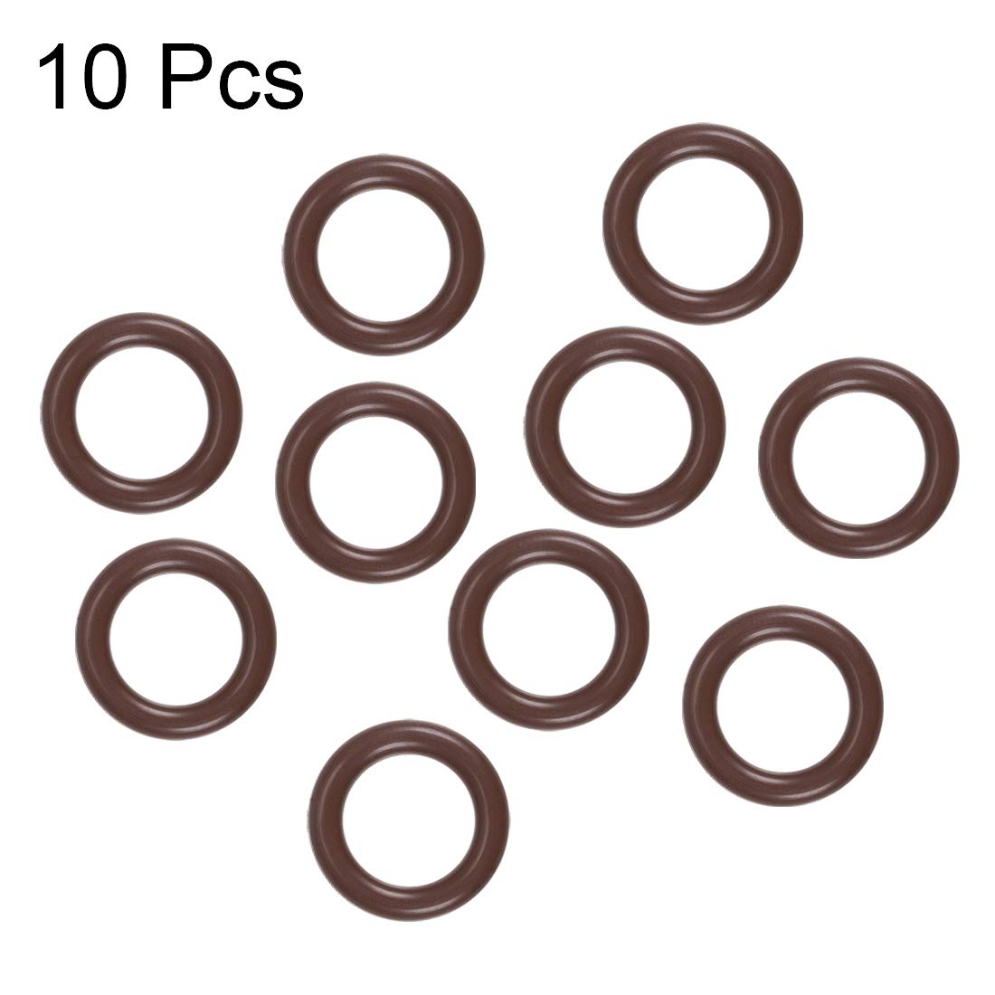 Uxcell Fluorine Rubber O-Rings, 33mm OD 29.2mm ID 1.9mm Width