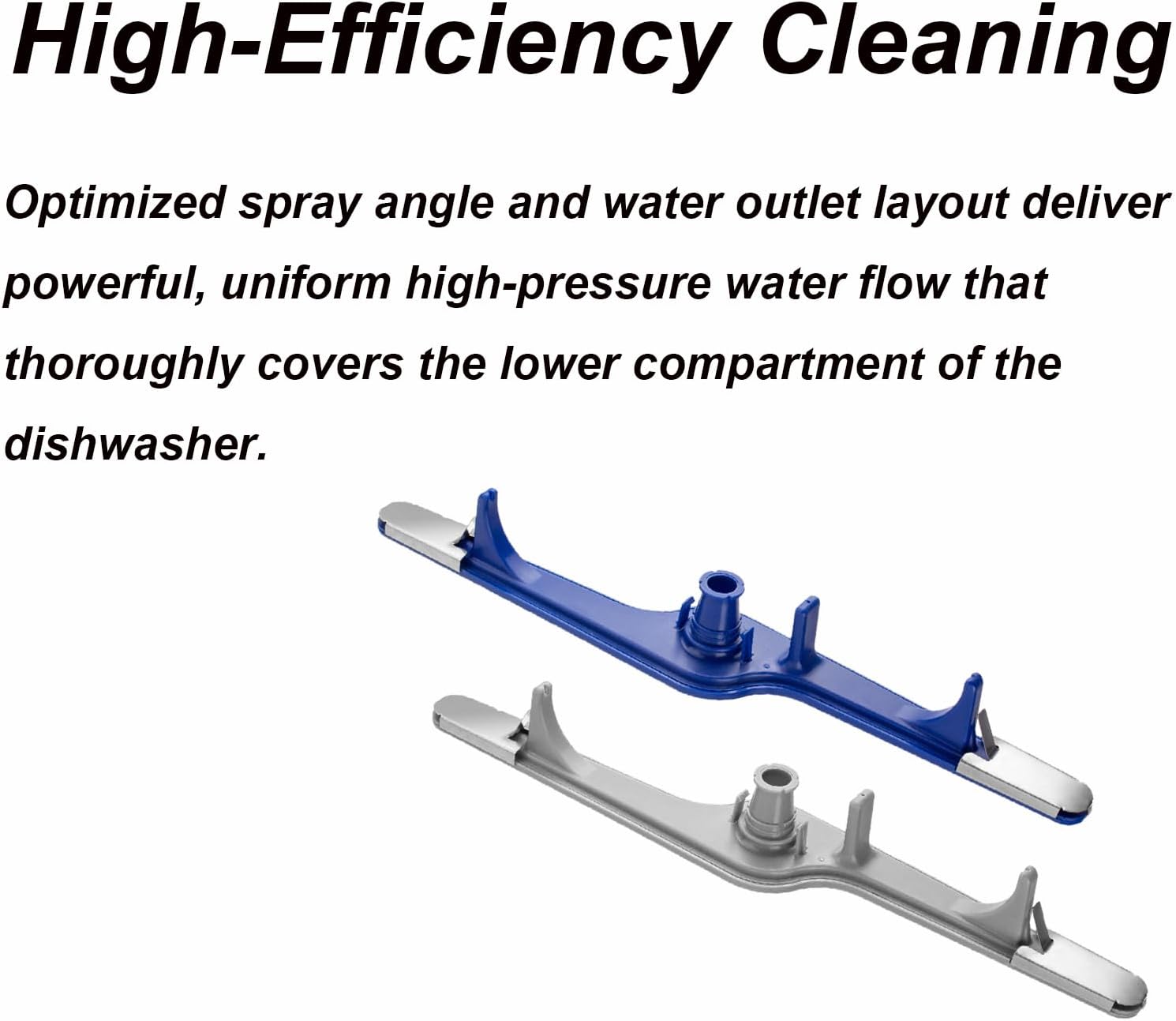 5304517203 Dishwasher Lower Spray Arm, Compatible with Frigidaire/Kenmore, Replaces 154568001/154414101/154568002 (Blue, Grey)