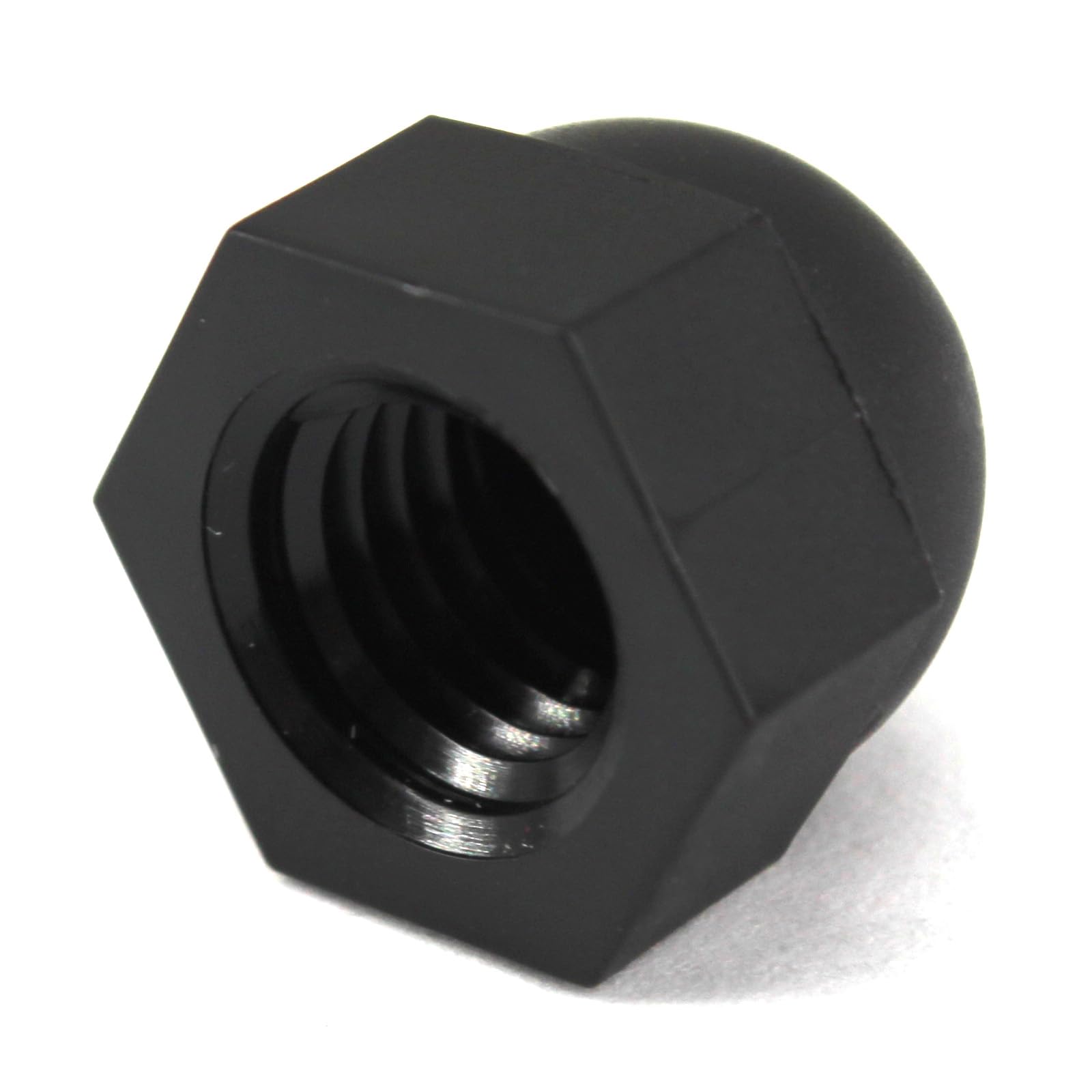 (10 Pieces) M20 Black Nylon Acorn Cap Nuts Plastic Hex Nut Threaded Dome Nuts - Image 3