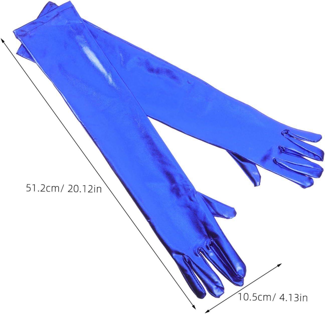 1pair Elegant Elbow Stretchy Gloves for Women Glossy Satin Evening Gloves for Weddings Banquets and Parties Comfortable Fit for Outfit