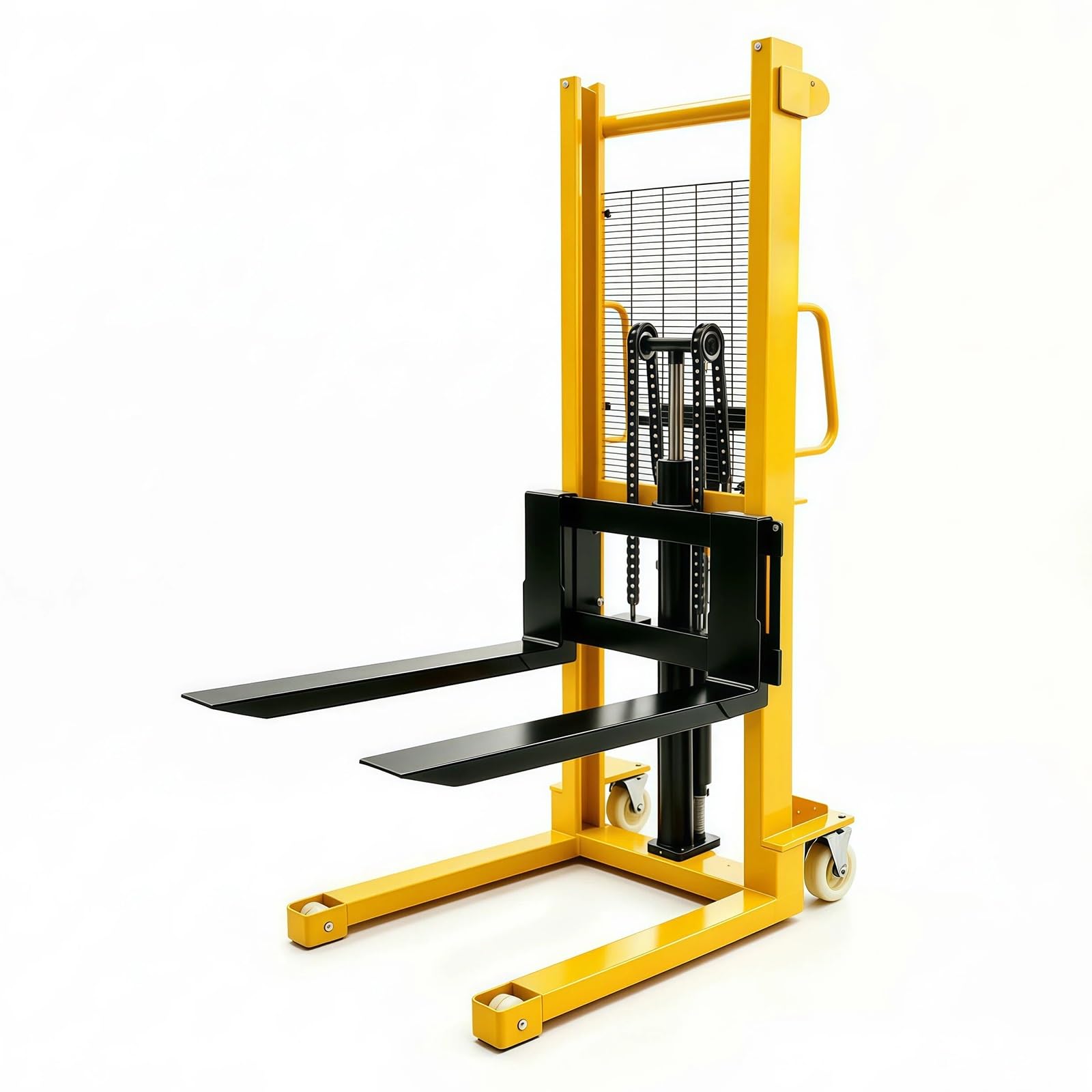 Cenz-888 pallet truck Hand Hydraulic Stacker 1000kg 85cm Fork Adjustable Width for Warehouse