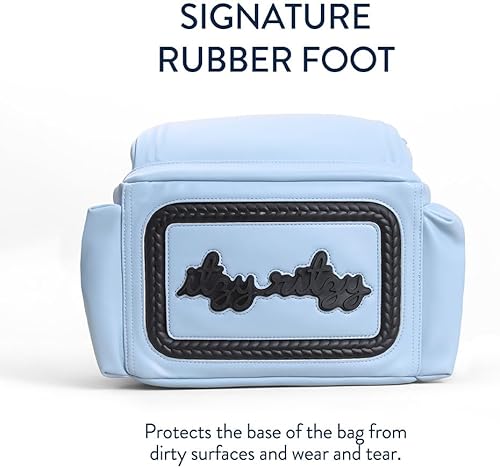 Miniatura 3 de Itzy Ritzy Mochila para pañales  Mochila para pañales Boss Plus de gran capacidad con 19 bolsillos, cambiador, clips para cochecito y correas