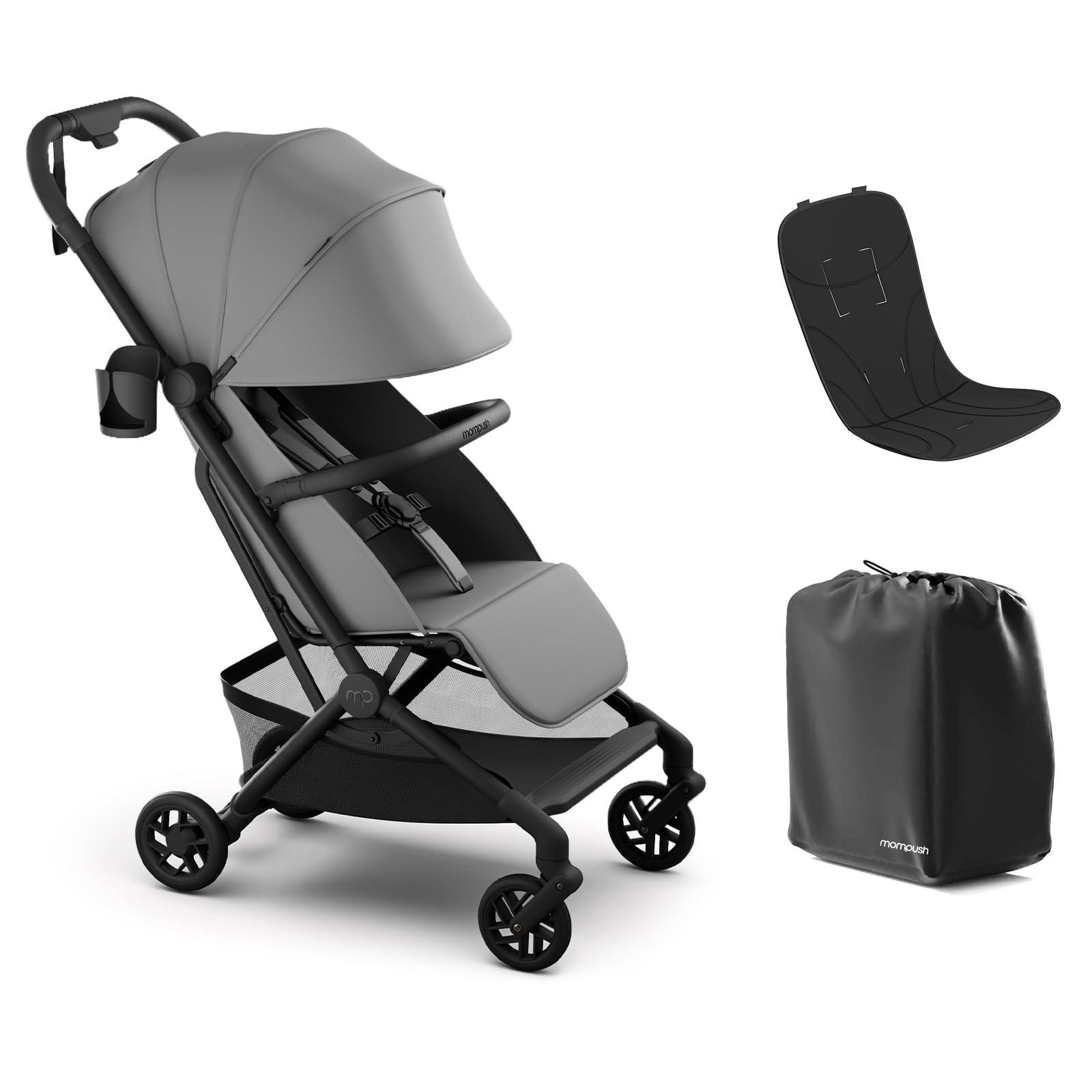 Photo 1 of Mompush Velo Compact Travel Stroller One-Hand Fold, Carry-on Approved