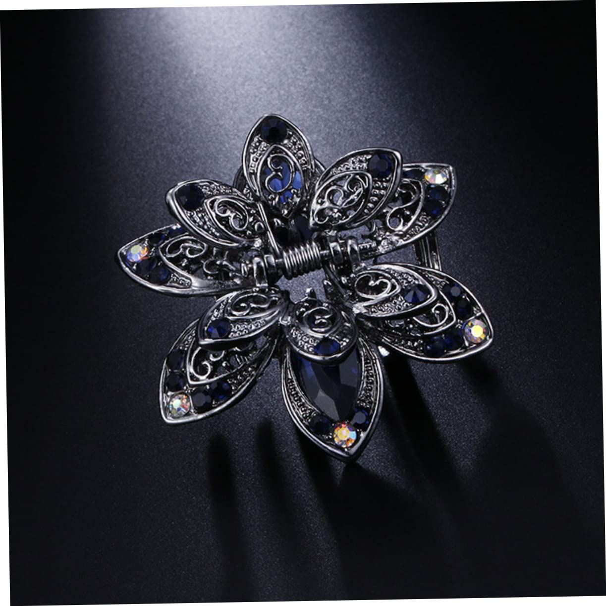 clips de mandíbula de cristal garra de pelo para mujer pasadores de pelo tiara pinzas de cabello pinza para el pelo europeo y americano clip de garra agarre horquilla