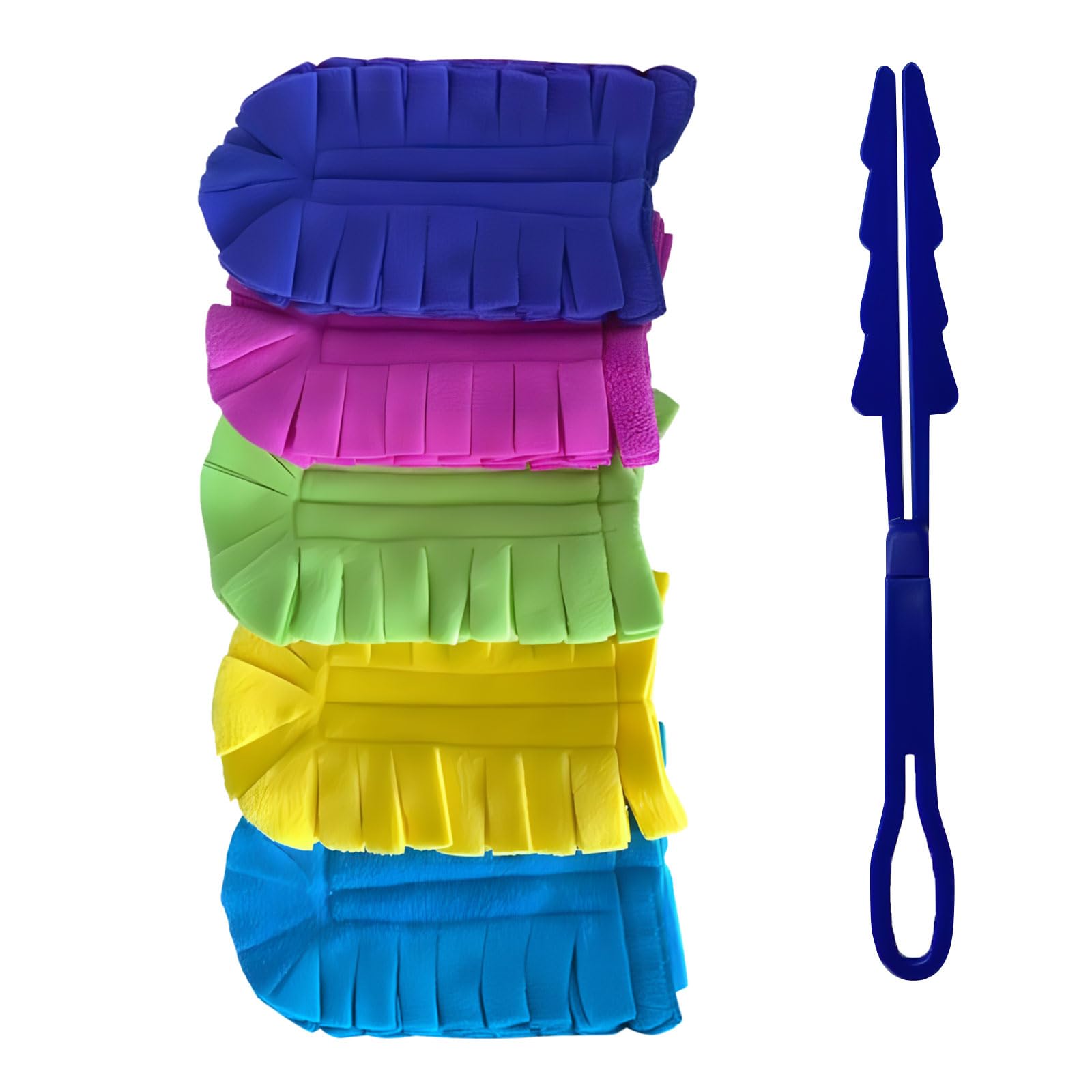 5Pcs Cleaning Tool Set Polyester Fiber for Home Car Electronics Good Density Collector