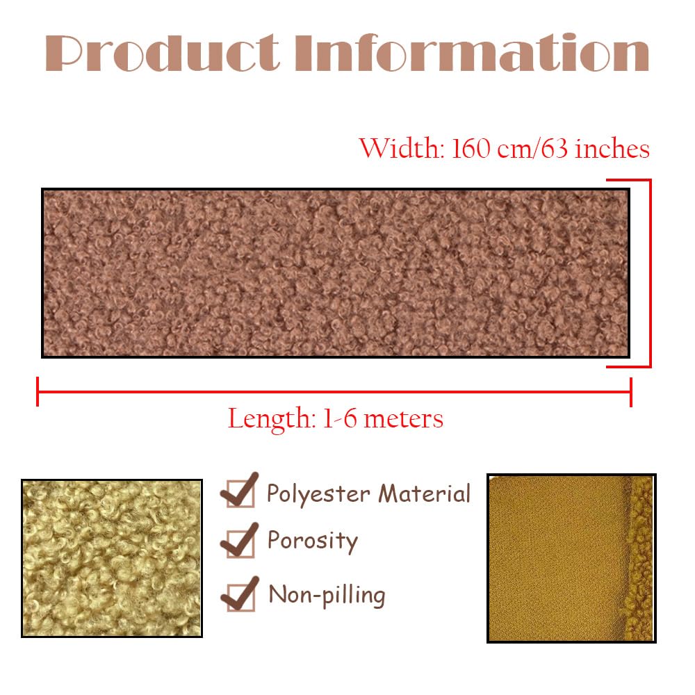 Pluszowy materiał 2 m, towar sprzedawany na metry, szerokość 160 cm, pluszowy, do szycia, puszysty, miękki, pluszowy, tkanina poliestrowa, pogrubiony, dekoracyjny materiał do majsterkowania, ubrań,