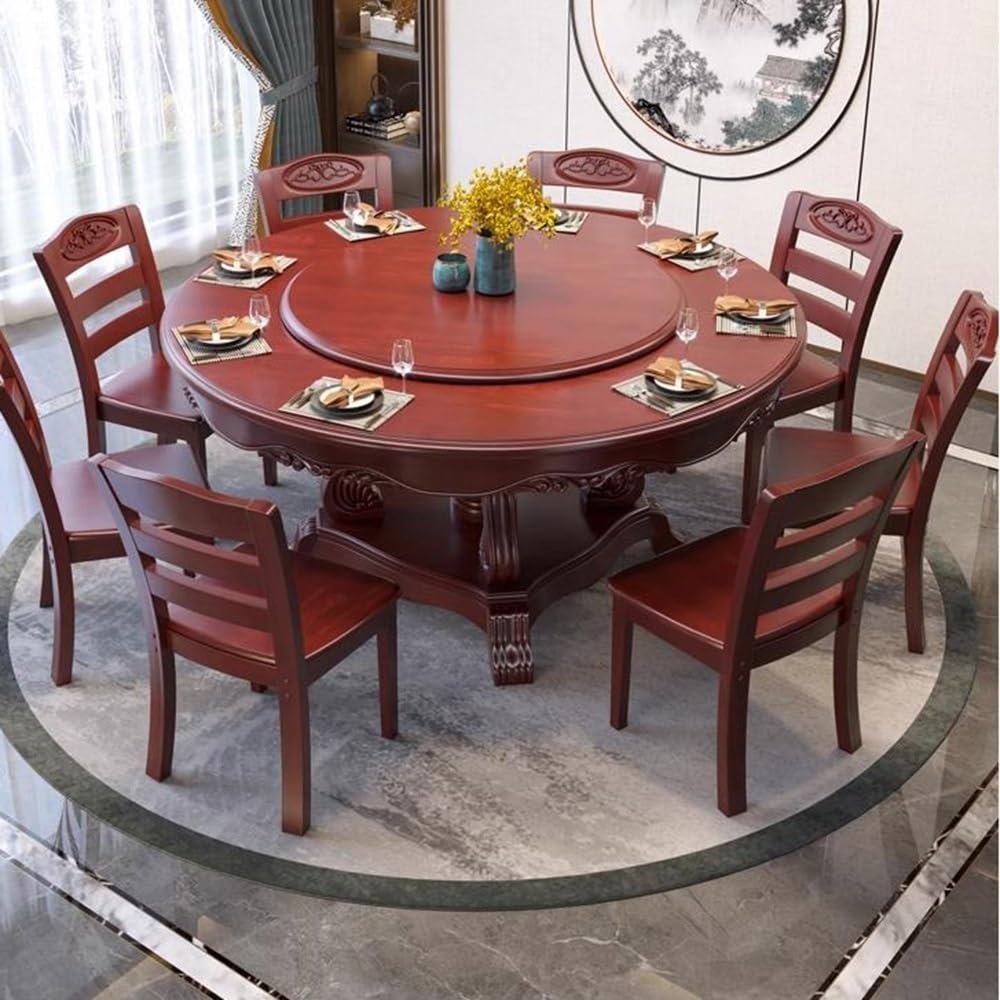 Legno Piatto Girevole Tavolo da Pranzo Grande Lazy Susan Vassoio Girevole