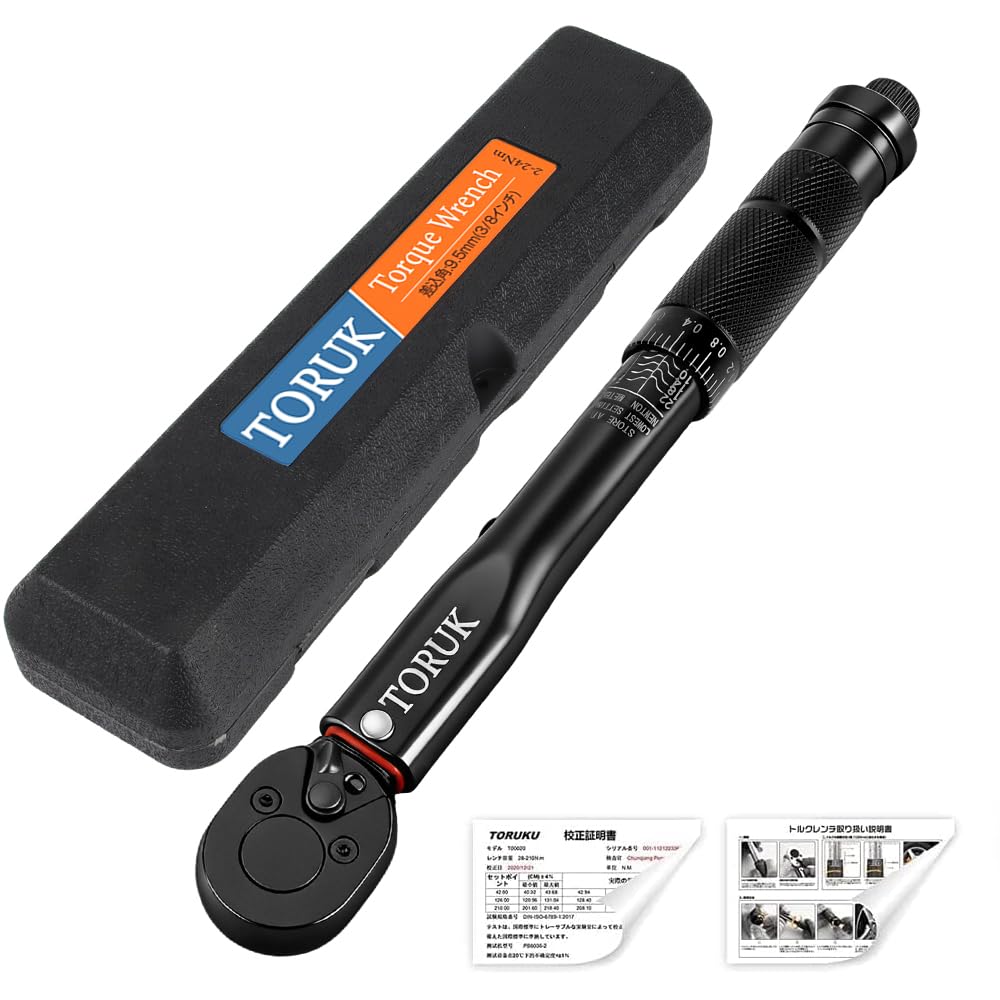 Amazon.co.jp: TORUK プレセット型 トルクレンチ 差込角9.5mm(3/8