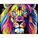 Produktbild Mmrm Hause kreativ Wanddekoration Malerei leinwand malen nach zahlen kit gemälde diy regenbogen löwe ohne rahmen