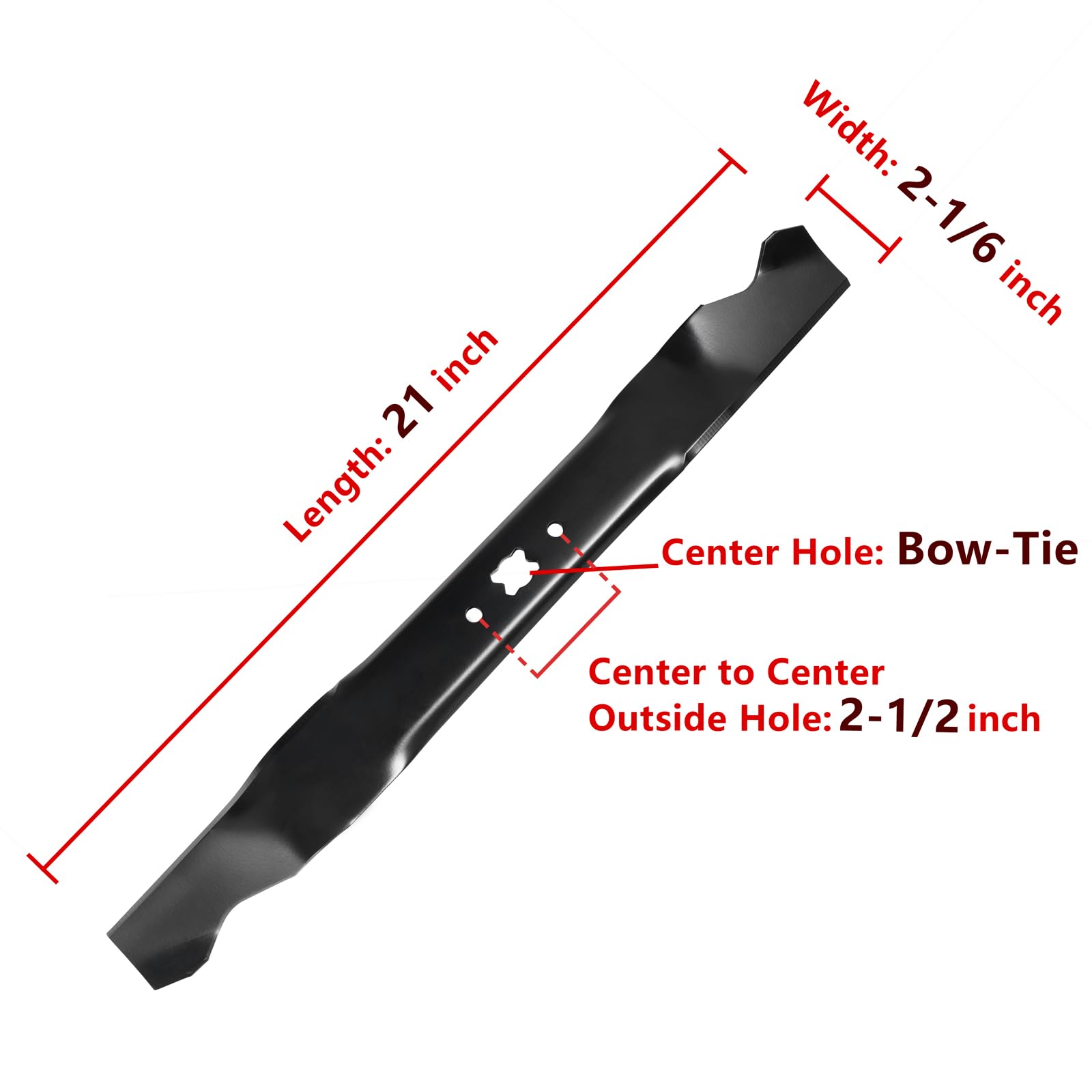 Parts Camp Hoja de cortacésped Mulching 942-0741a de 21 pulgadas para MTD/Cub Cadet/Troy-Bilt 742-04100, 742-0741, 742-0741A, 942-0741, 942-0741A 21 pulgadas, 2 unidades