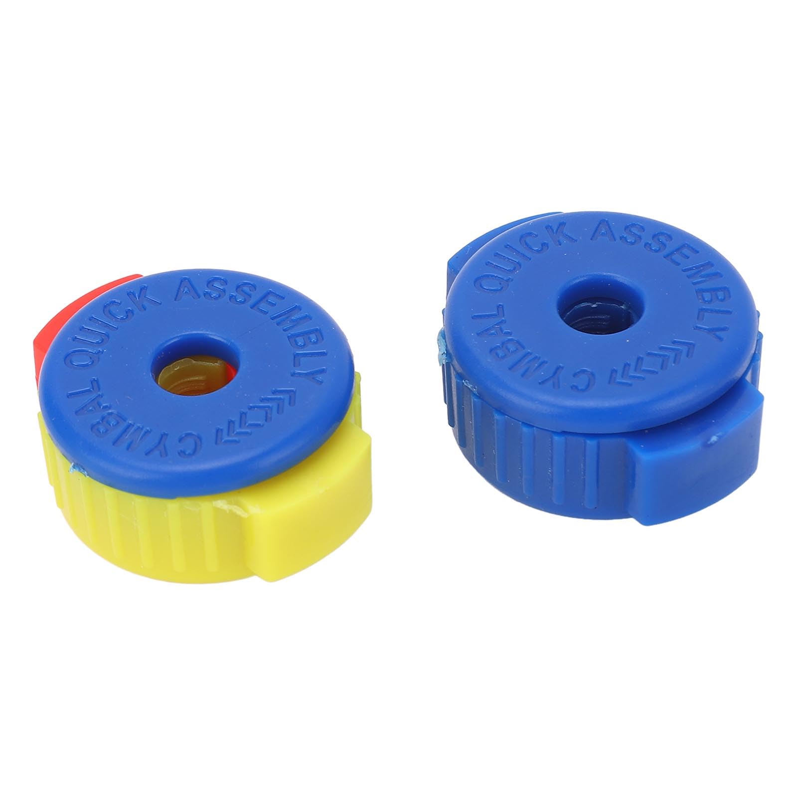 Cymbal Quick Release Nut, Time Saving Plastic Quick Set Cymbal Nut Lightweight Sturdy 2 Pcs for Removal (WC89)