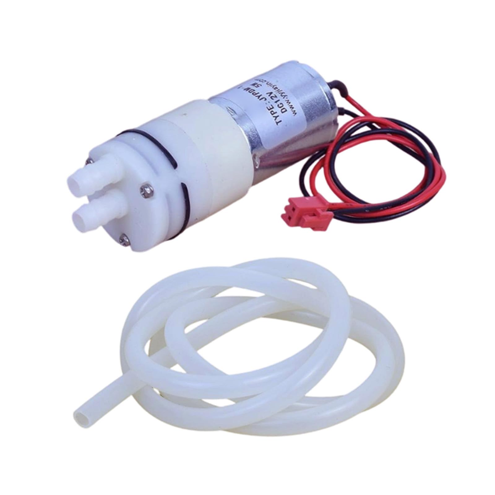 Yanzunlrn Multicolor Quiet Operations 370 Model Water Circulation Pump 12V Silicone Pipe Suitable For Gardening And Scientific Experiments Diaphragm Water Pump