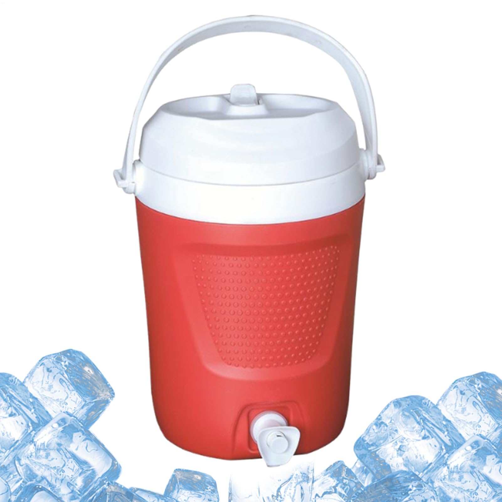 Dispensador Aislado para Bebidas Deportivas Enfriador De Bebidas Aislado | De Camping Para Bebidas Frías Y Calientes En Picnic Y Senderismo Con Dispensador De Agua De 4L Para Exterio