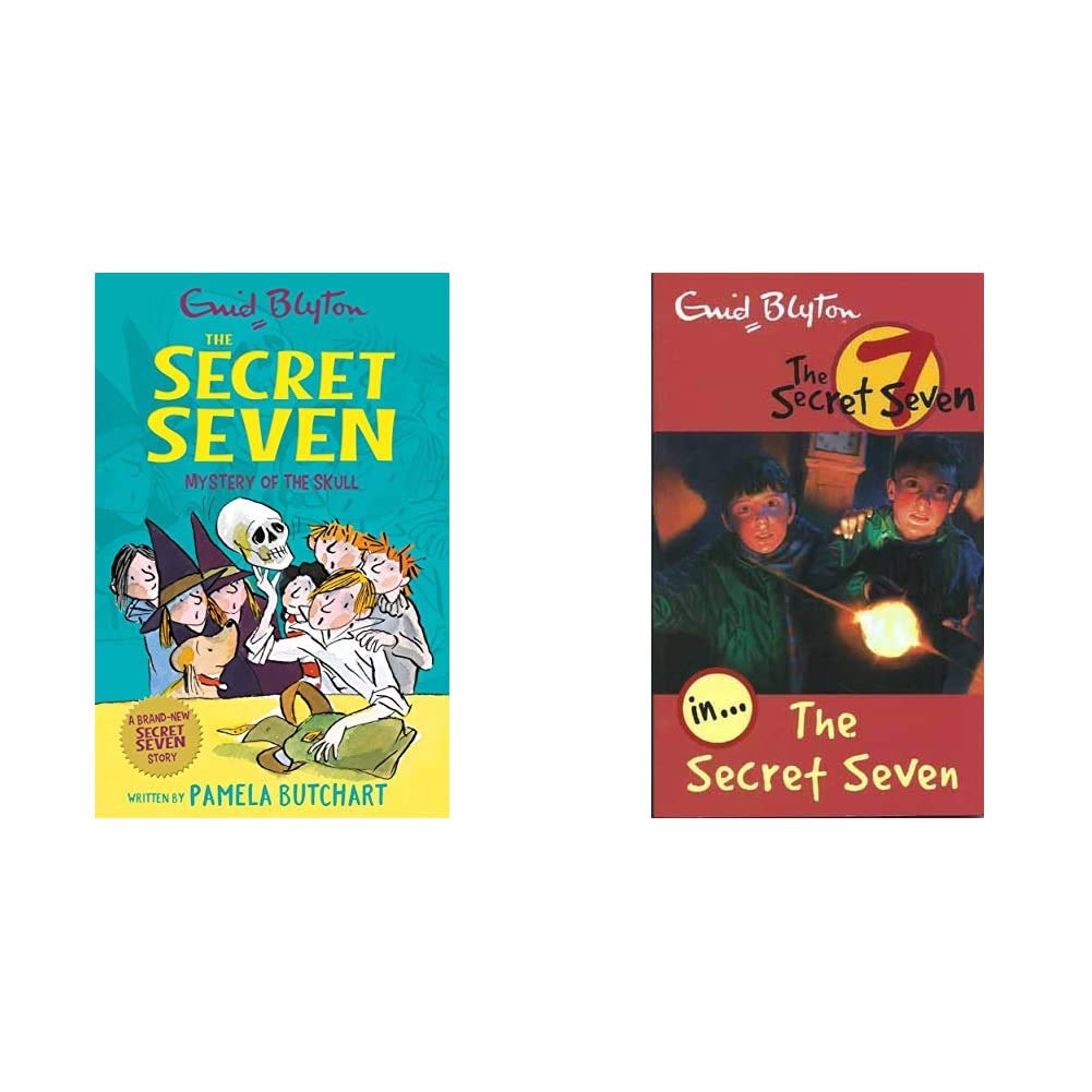 Secret Seven: Mystery Of The Skull+The Secret Seven: 1 (The Secret Seven Series) (Set Of 2 Books)