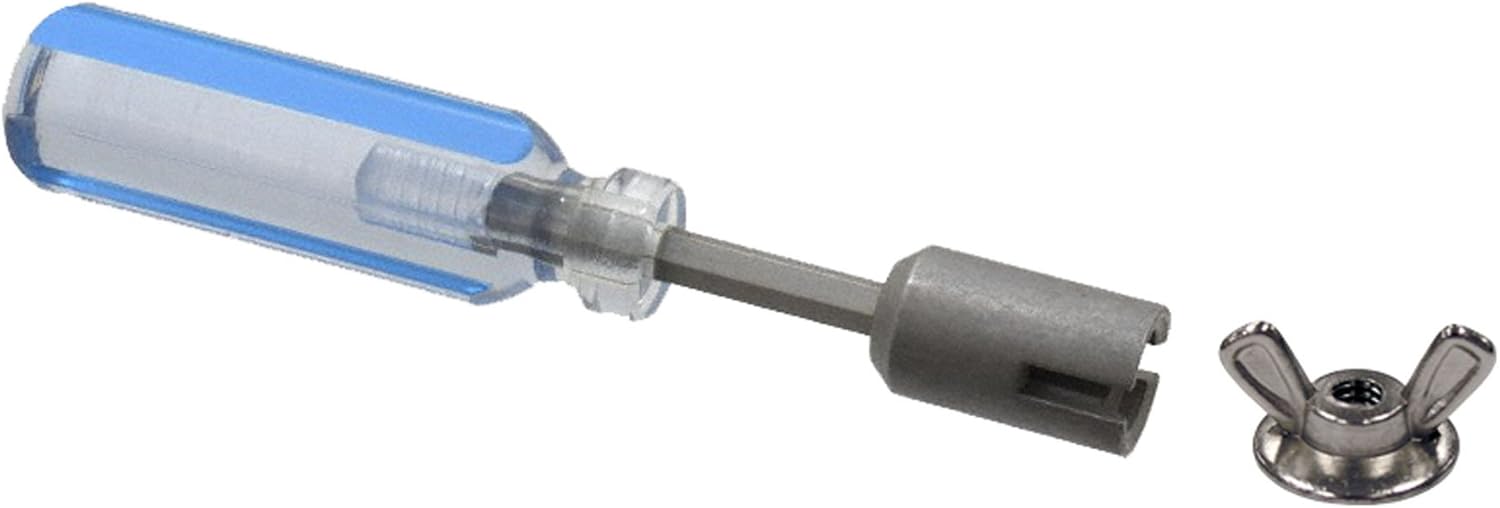 Wing nut driver Clearance