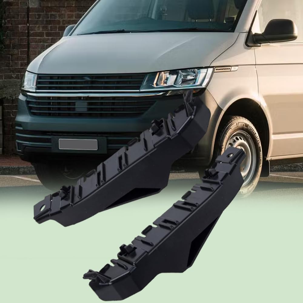 Riloer 1 paire de supports de pare-chocs gauche et droite, supports de pare-chocs avant compatibles avec Volkswagen Transporter T6 2016-2021