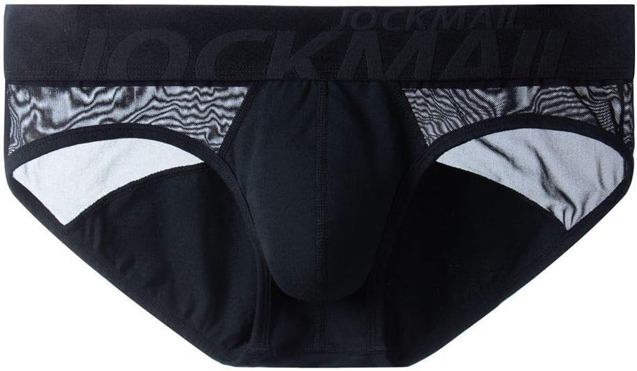 JOCKMAIL Men Briefs Underwear Mesh Soft Cotton Low Rise Men Underwear Briefs - Image 3